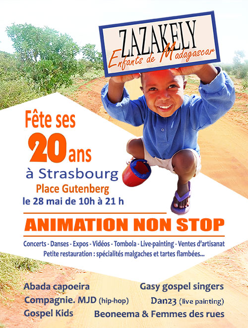 Affiche 20 ans Zazakely