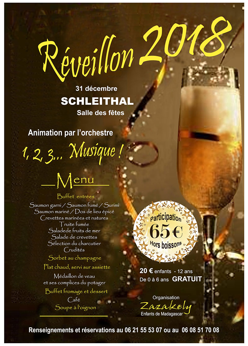 Soirée du Réveillon Zazakely 2018